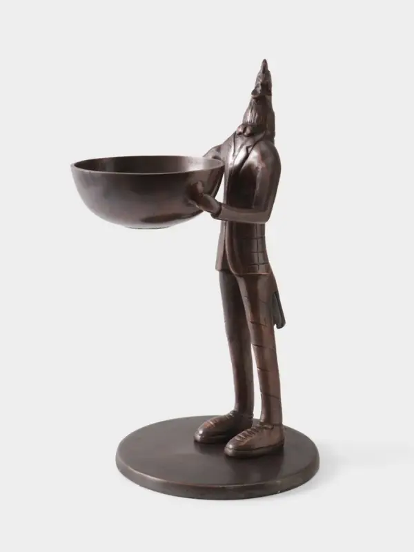 Конфетница &laquo;Петушок угощает&raquo;, 21&times;25&times;41 см, алюминий