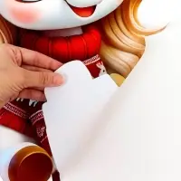 Плакат новогодний &laquo;С новым годом&raquo;, лошадка с подарком, 39.1&times;48 см