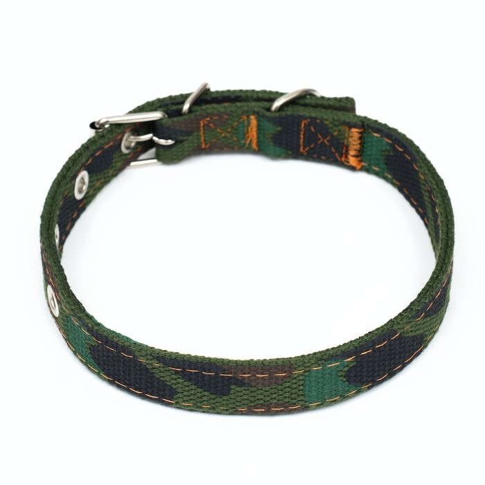 Ошейник брезентовый двухслойный Ошейник брезентовый двухслойный "Камуфляж", 52 х 2 см