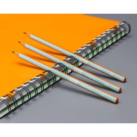 Карандаш чернографитный Attache Orange Ray HB б/ласт пластик оранж/голуб