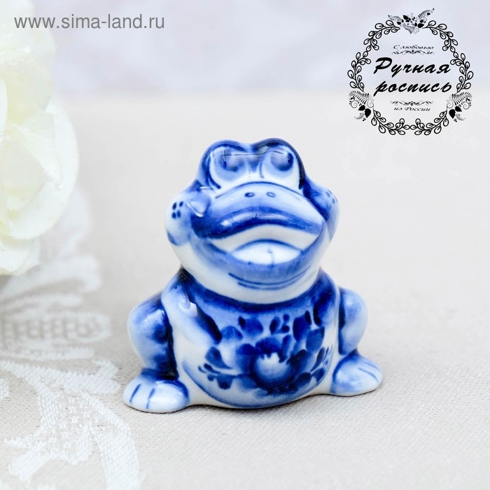 Сувенир «Лягушка», гжель Сувенир «Лягушка», гжель
