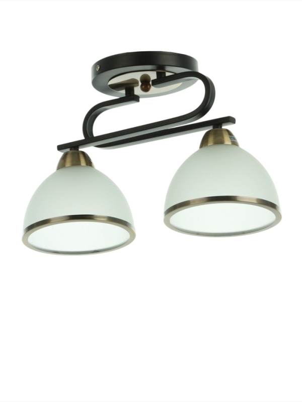 Люстра Люстра "Рендо" 2хЕ27 40Вт черно-бронзовый 44х15х23 см