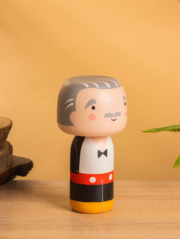 Деревянная кукла кокеши «Альфред», 7.5×8×16 см Деревянная кукла кокеши «Альфред», 7.5×8×16 см