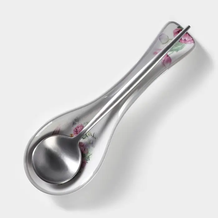 Подставка под ложку Доляна «Зайка», 22,3×7,1 см Подставка под ложку Доляна «Зайка», 22,3×7,1 см