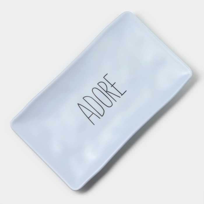 Блюдо «Белый Восток», 25,5×15×2 см, цвет белый Блюдо «Белый Восток», 25,5×15×2 см, цвет белый