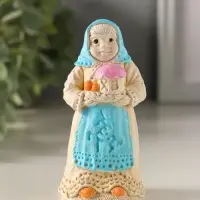 Фигурка гипс &laquo;Баба пасхальная&raquo;, 9&times;4 см