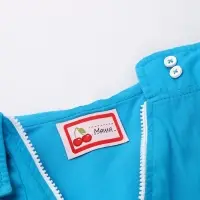 Нашивка именная &laquo;Вишенки&raquo;, 5.5&times;3.2 см, 10 шт., красная