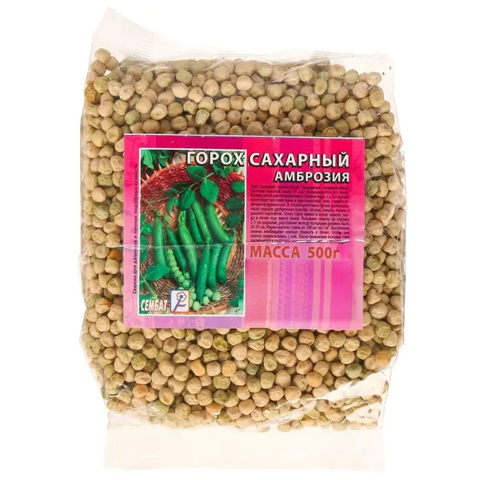 Семена Горох &laquo;Амброзия&raquo;, 500 г, сахарный, &laquo;Сембат&raquo;