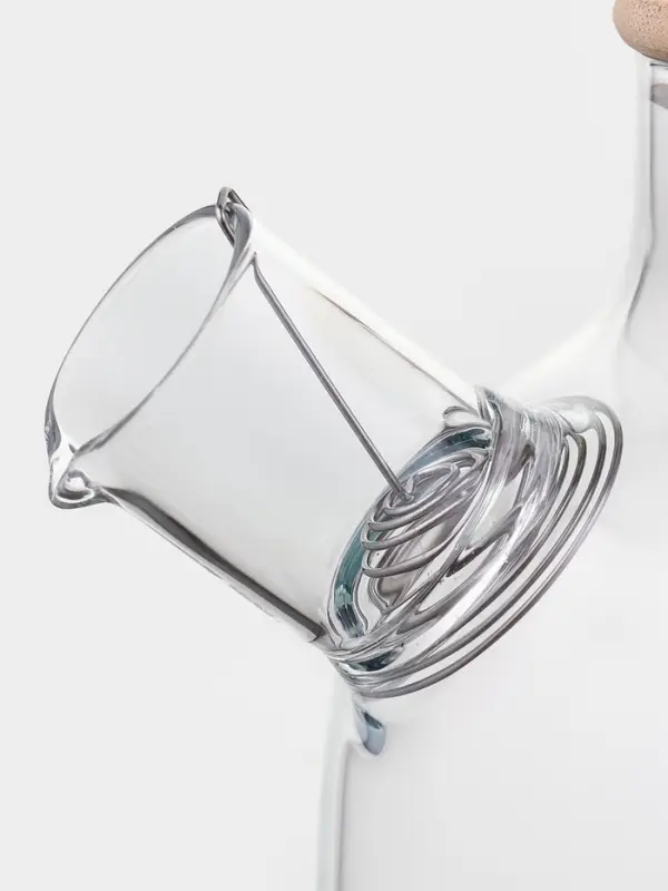 Заварочный чайник BellaTenero &laquo;Эко&raquo;, 1 л, с бамбуковой крышкой, металлический фильтр, стекло