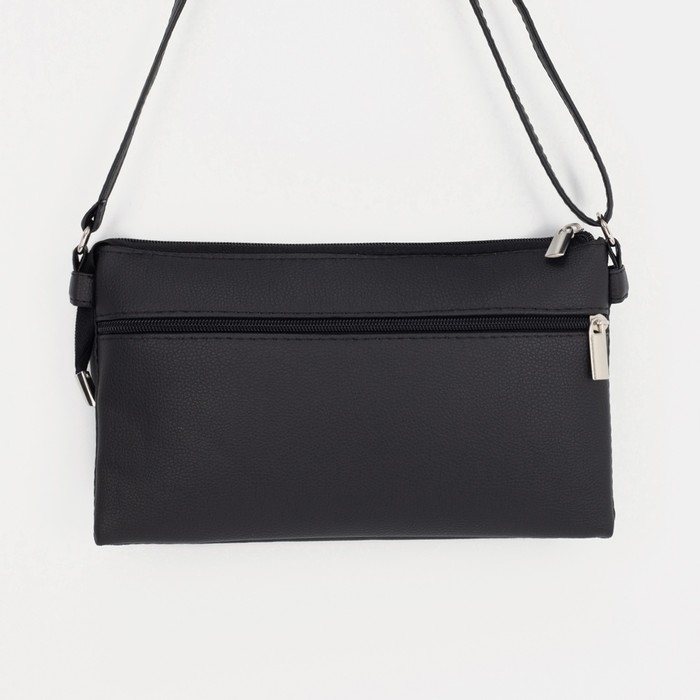Сумка кросс-боди на молнии, цвет чёрный Сумка кросс-боди на молнии, цвет чёрный