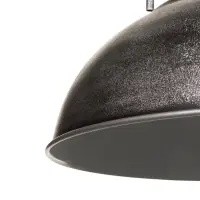 Светильник подвесной BayerLux William, 1&times;40 Вт, Е27, чёрно-серебристый, 40&times;40&times;35-100 см