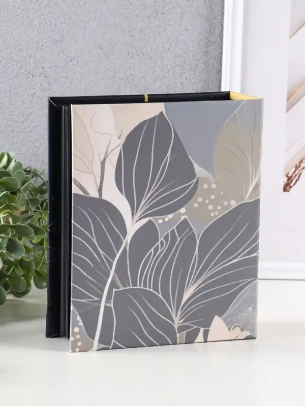 Фотоальбом "Воспоминания"  304ф 10X15см, ПП карм., 2ф на стр, черные страницы