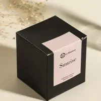 Свеча в вулканическом подсвечнике "Лава" белая 8,5х8,5х7,5 см