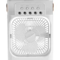 Вентилятор настольный с увлажнителем LOF-06, портативный, 3 скорости, питание USB, белый