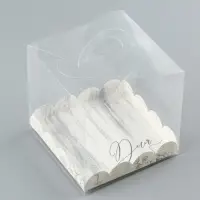 Коробка кондитерская, сундук, упаковка, &laquo;Ключи от сердца&raquo;, 11 х 11 х 11 см