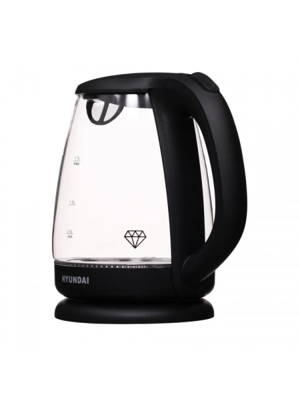 Чайник HYK-G1001 1,7л 2200Вт черный (стекло)