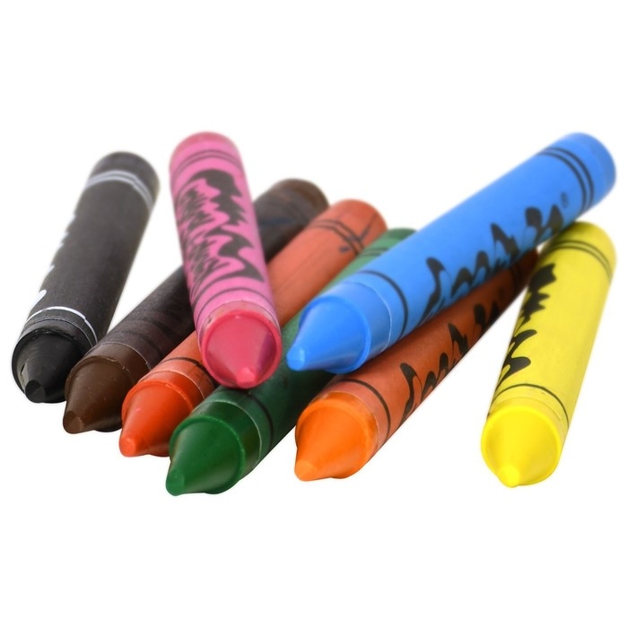 Карандаши восковые 18 цветов Карандаши восковые 18 цветов "Каляка-Маляка", утолщенные, 11 мм, круглые