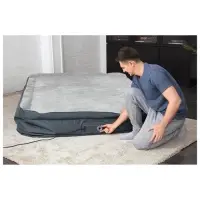 Кровать надувная Fortech, 203&times;152&times;46 см, со встроенным электронасосом, 69075 Bestway