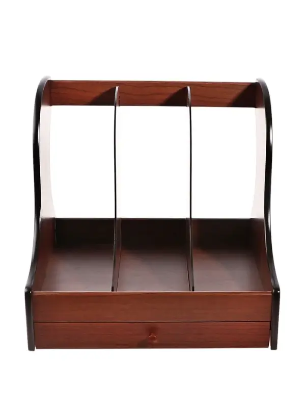 Органайзер для бумаги, 3 секции, 32&times;27&times;31 см, с ящиком