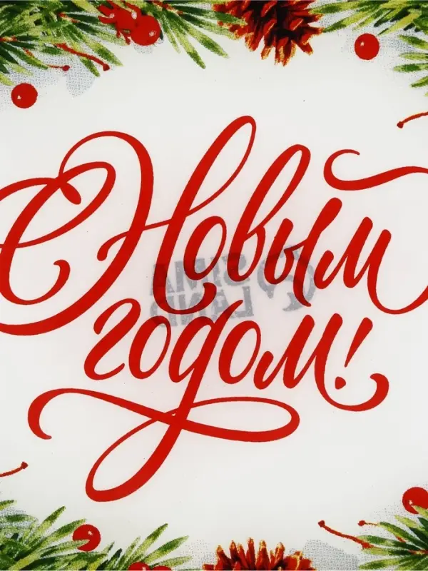Блюдо овальное &laquo;Новый год&raquo;, 24.5&times;15&times;2 см