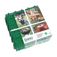 Универсальное покрытие для садовых дорожек ERFOLG H&G, 33&times;33 см, набор, 9 шт., зелёное
