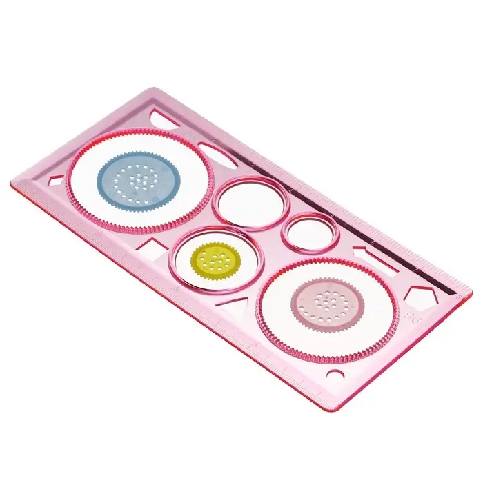 Спирограф - линейка, МИКС