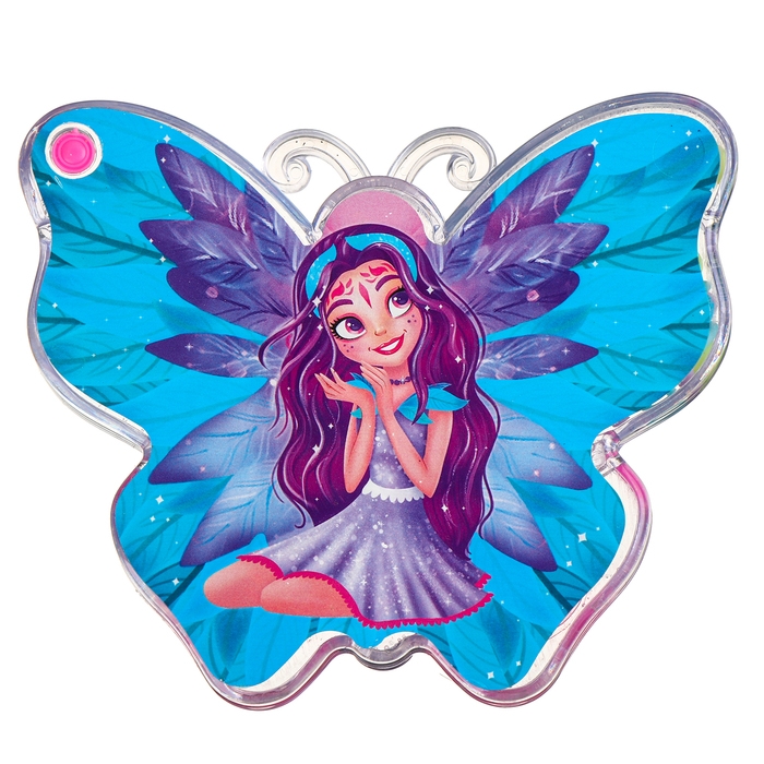 Водная игра с колечками «Бабочка», цвет голубой Водная игра с колечками «Бабочка», цвет голубой