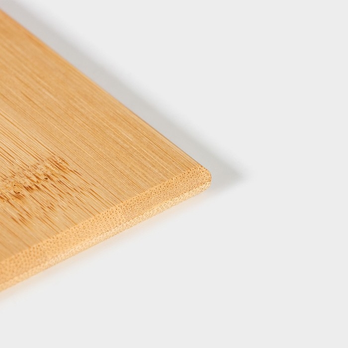 Доска разделочная Доляна «Идея», 28×20 см, бамбук