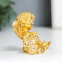Фигурка полистоун &laquo;Ангел с розочками&raquo;, с эффектом старины, 4&times;5.5&times;5.5 см, МИКС