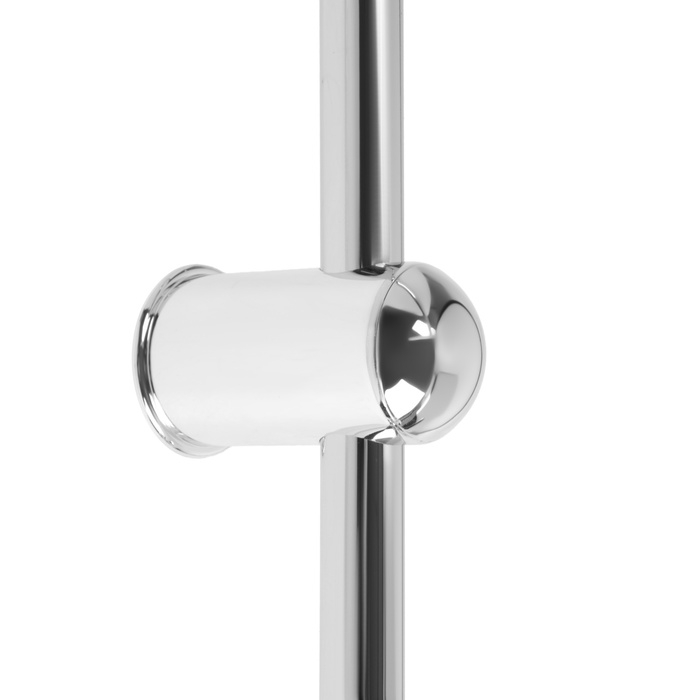 Душевая система ZEIN Z1001, тропическая и ручная лейка, шланги, стойка, мыльница, хром Душевая система ZEIN Z1001, тропическая и ручная лейка, шланги, стойка, мыльница, хром