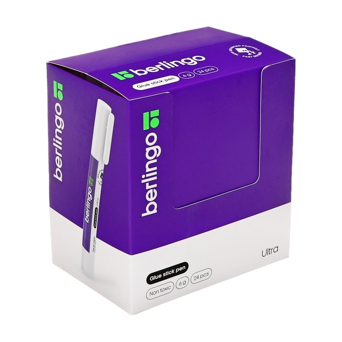 Клей-карандаш PVP 6 г Berlingo Ultra Клей-карандаш PVP 6 г Berlingo Ultra