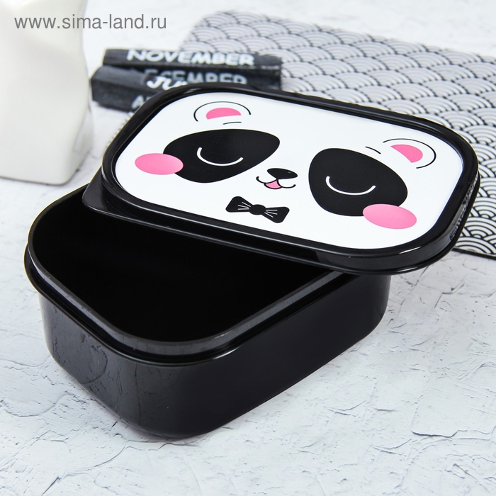 Ланч-бокс прямоугольный FoodVibes «Панда», 500 мл Ланч-бокс прямоугольный FoodVibes «Панда», 500 мл