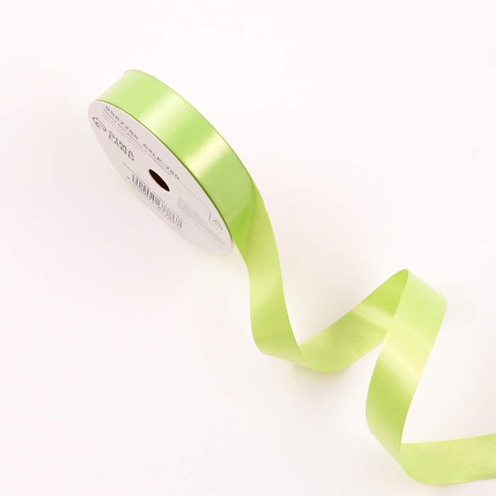 Новый год. Лента для декора и подарков, салатовый, 2 см х 45 м Новый год. Лента для декора и подарков, салатовый, 2 см х 45 м