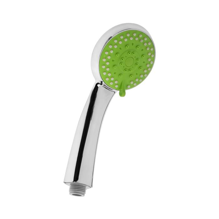 Набор для душа ZEIN Z0605, шланг 150 см, держатель, лейка 5 режимов, зеленый/хром Набор для душа ZEIN Z0605, шланг 150 см, держатель, лейка 5 режимов, зеленый/хром
