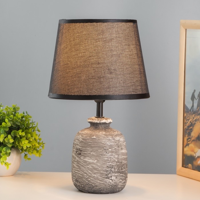 Настольная лампа Настольная лампа "Тереза" Е14 40Вт черный 20х20х33см RISALUX