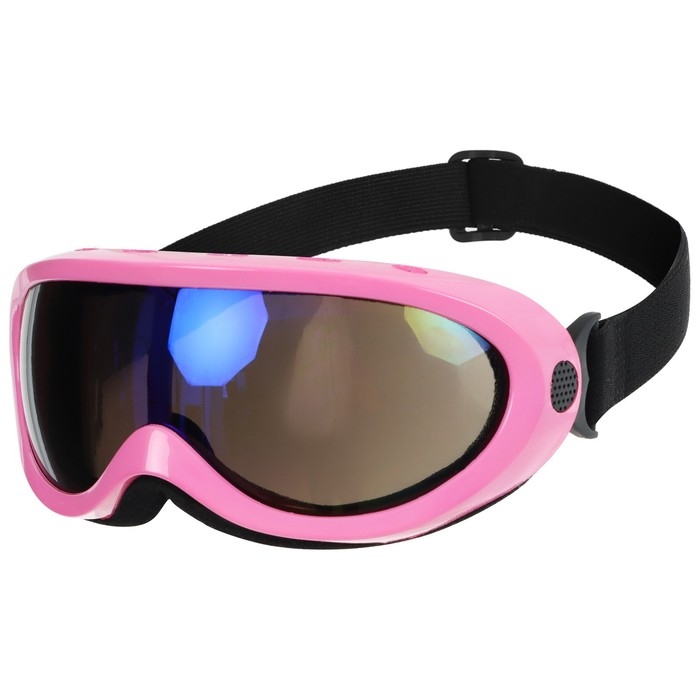Маска горнолыжная ONLYTOP, цвет розовый Маска горнолыжная ONLYTOP, цвет розовый