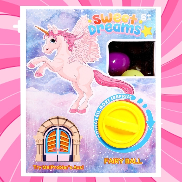 Детский игровой автомат «Любимый единорог» с игрушками, в наборе 6 шаров-сюрпризов Детский игровой автомат «Любимый единорог» с игрушками, в наборе 6 шаров-сюрпризов