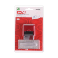 Штамп автоматический самонаборный COLOP Printer С20/3-SET Compact, 3 строки, 1 касса, красный