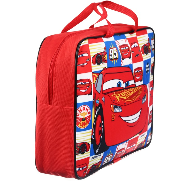 Папка с ручками текстильная А4, 350х270х100 мм, Тачки Папка с ручками текстильная А4, 350х270х100 мм, Тачки