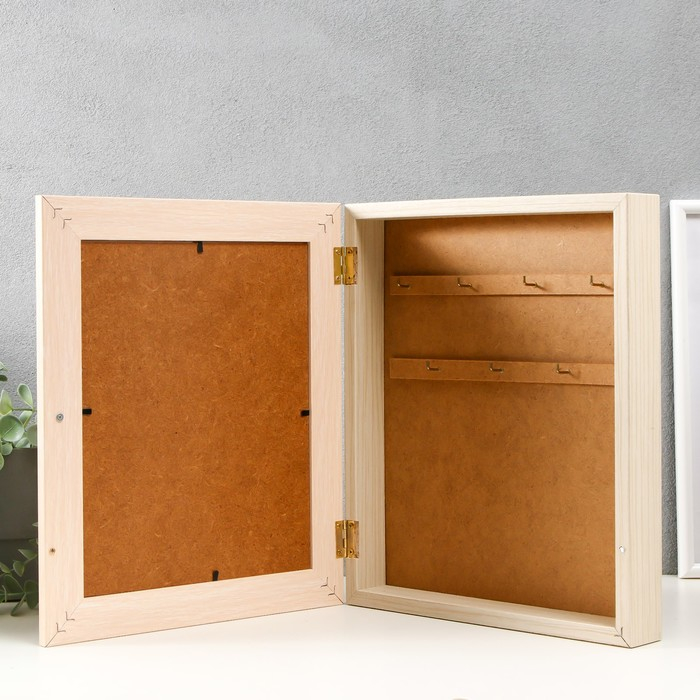 Ключница Ключница "Розы" молочный дуб 26х31 см МИКС