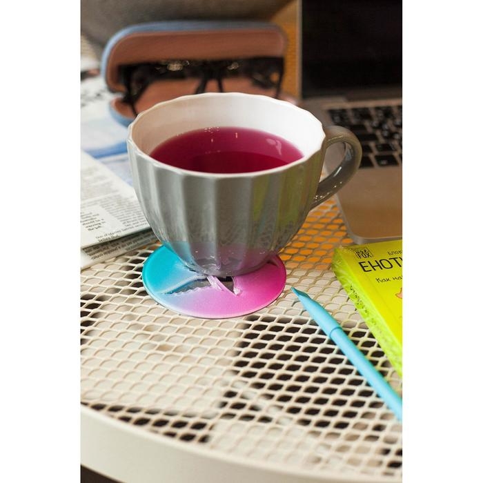 Кружка керамическая Доляна &laquo;Ноэми&raquo;, 430 мл, цвет серый