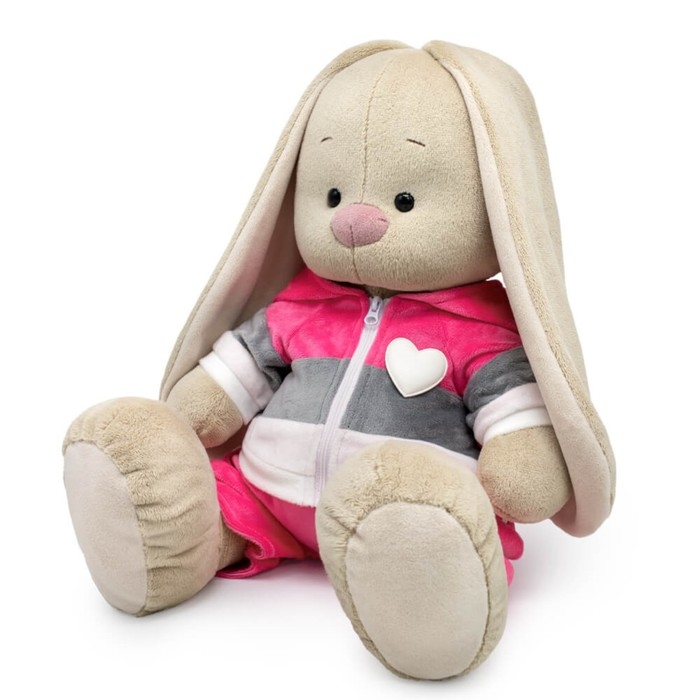 Мягкая игрушка «Зайка Ми Большой», в костюме в стиле спорт-шик, 34 см