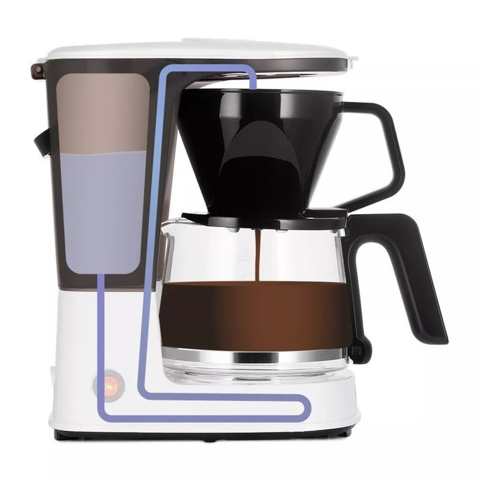 Кофеварка Kitfort КТ-7218, капельная, 750 Вт, 1.25 л, чёрно-белая Кофеварка Kitfort КТ-7218, капельная, 750 Вт, 1.25 л, чёрно-белая