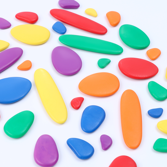 Развивающий набор «Камешки», 24 × 19,5 × 6 см, 36 камешков + книга с заданиями Развивающий набор «Камешки», 24 × 19,5 × 6 см, 36 камешков + книга с заданиями