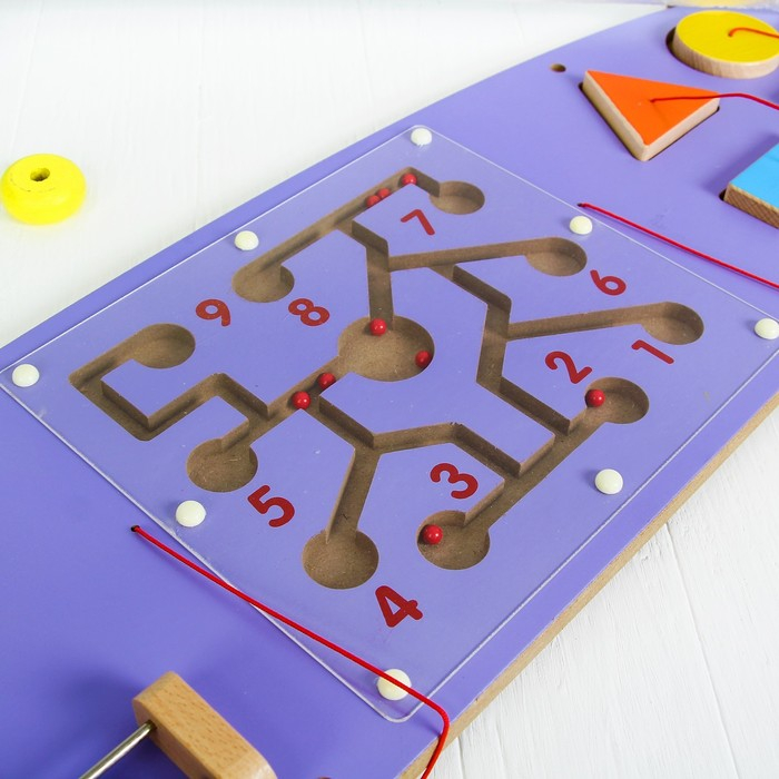 Бизиборд «Бегемот», крепится на стену Бизиборд «Бегемот», крепится на стену