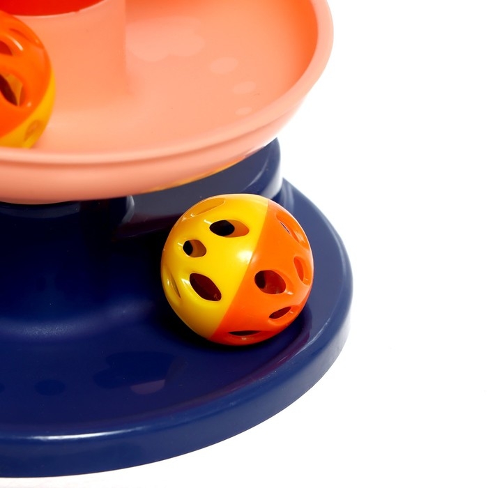 Развивающая пирамидка «Попади в корзину», 6 элементов, цвет МИКС Развивающая пирамидка «Попади в корзину», 6 элементов, цвет МИКС