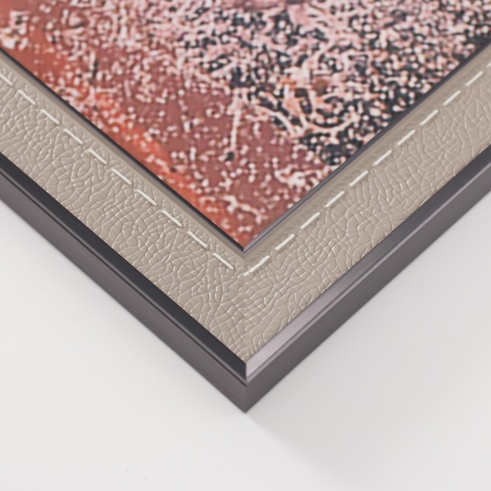 Фоторамка пластик формат А4 Фоторамка пластик формат А4 "Динара" серая 26х34,7 см