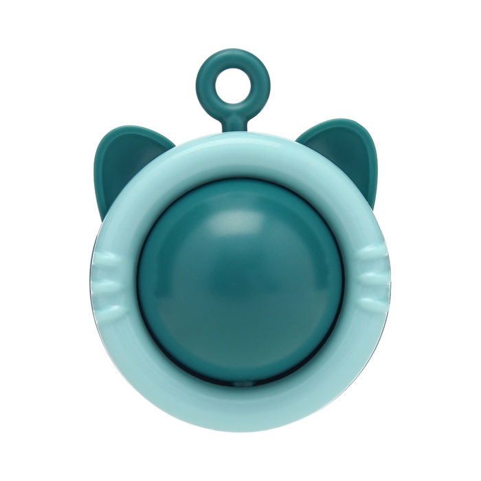Игрушка для кошек с кошачьей мятой  Игрушка для кошек с кошачьей мятой "Вращающийся кот", 6,9 х 5,5 см, голубой