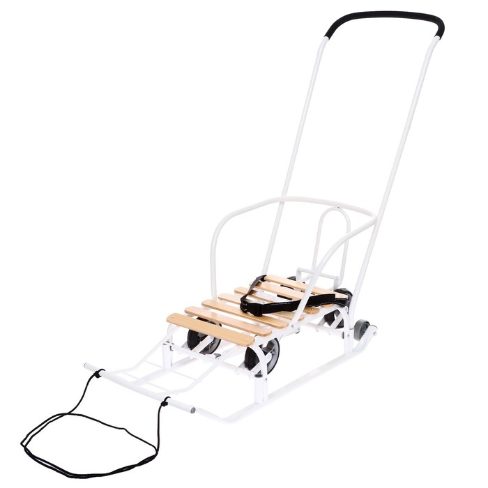 Санки «Тимка 5 универсал», цвет белый Санки «Тимка 5 универсал», цвет белый