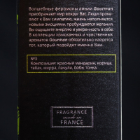 Туалетная вода мужская с феромонами Gourman №3, 100 мл
